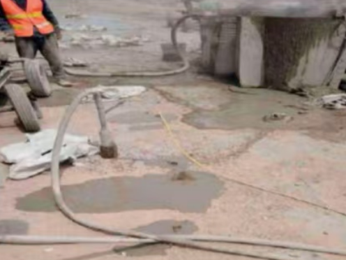 金台水泥混凝土路面板底注浆技术 路面脱空注浆整治方案